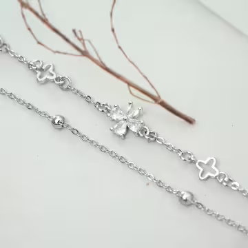 925銀飾&times;花語心願&times;雙層手鍊