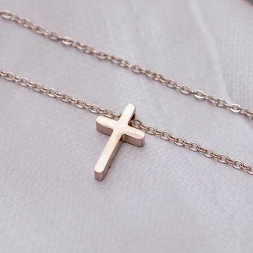 316鋼飾&times;十字架&times;項鍊&times;玫瑰金.avif