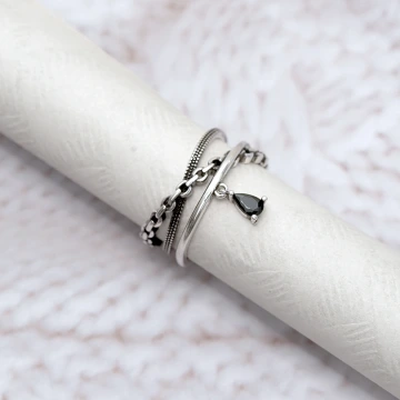 925銀飾&times;多層黑眼淚&times;開口戒指.avif