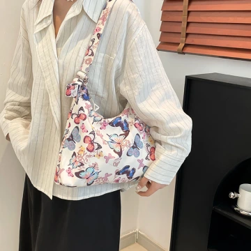 蝴蝶印花布藝&times;斜背包&times;彩色.avif
