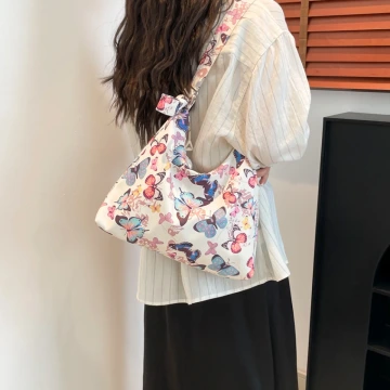 蝴蝶印花布藝&times;斜背包&times;彩色.avif