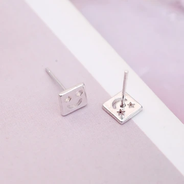 925銀針&times;方臉EMOJI&times;耳環.avif