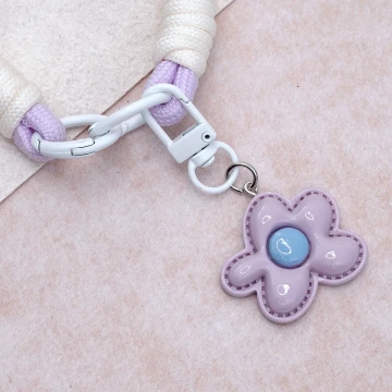 花朵多巴胺&times;手機腕帶掛繩&times;紫色.avif