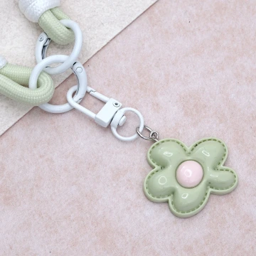 花朵多巴胺&times;手機腕帶掛繩&times;綠色.avif