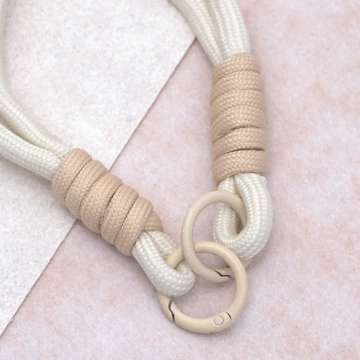 雙線素繩&times;手機腕帶掛繩&times;米白.avif
