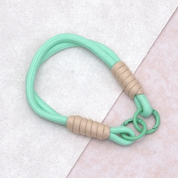 雙線素繩&times;手機腕帶掛繩&times;綠色.avif