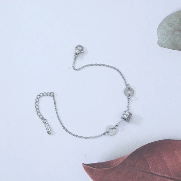 316鋼飾&times;羅馬數字小蠻腰 &times;手鍊&times;銀色.avif