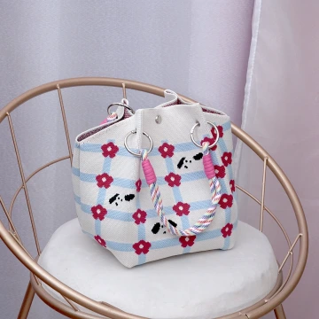 紅花小狗&times;針織手提袋.avif