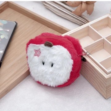 紅蘋果毛絨絨&times;掛件零錢包.avif