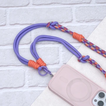 可延長運動風撞色&times;手機斜背&腕帶&times;兩用掛繩&times;紫橘紋理.avif