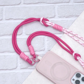 可延長運動風撞色&times;手機斜背&腕帶&times;兩用掛繩&times;桃粉紋理.avif