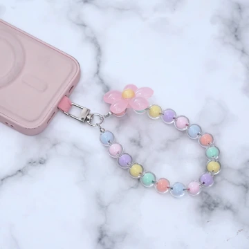 果凍小花朵&times;手機手提吊飾掛繩&times;彩色紫花.avif
