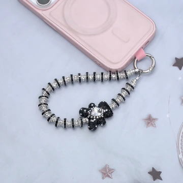 輕奢小熊晶鑽&times;手機腕帶掛繩&times;粉紅.avif