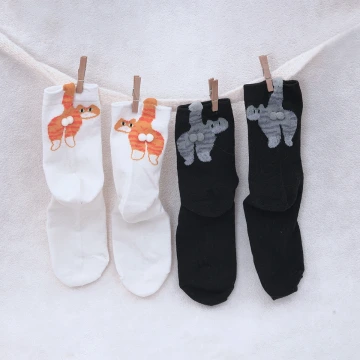貓蛋蛋&times;中筒襪&times;二雙套件襪子組.avif