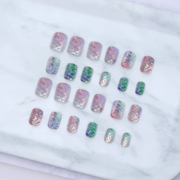彩虹貓眼多巴胺亮面×穿戴式手指甲片×二十四入.avif